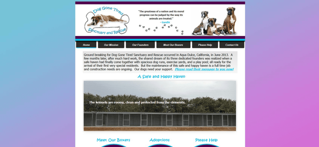 Doggone Tired Sanctuary and Rescue